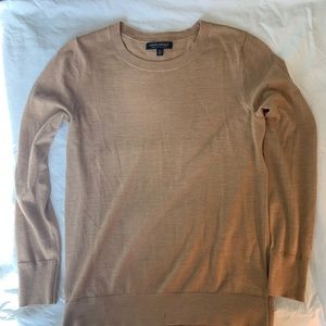 Banana Republic camel long sleeve merino wool sweater